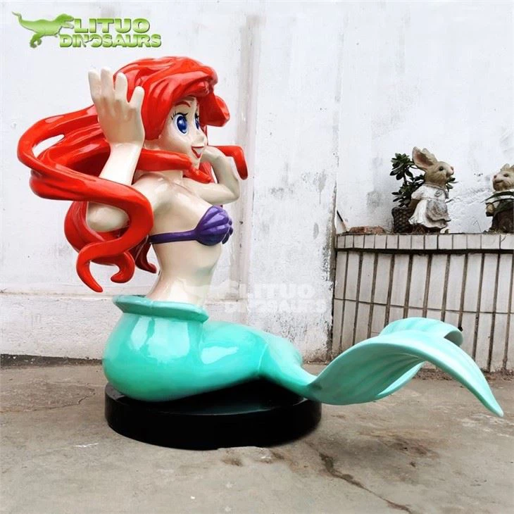 2Mermaid Statue(001)